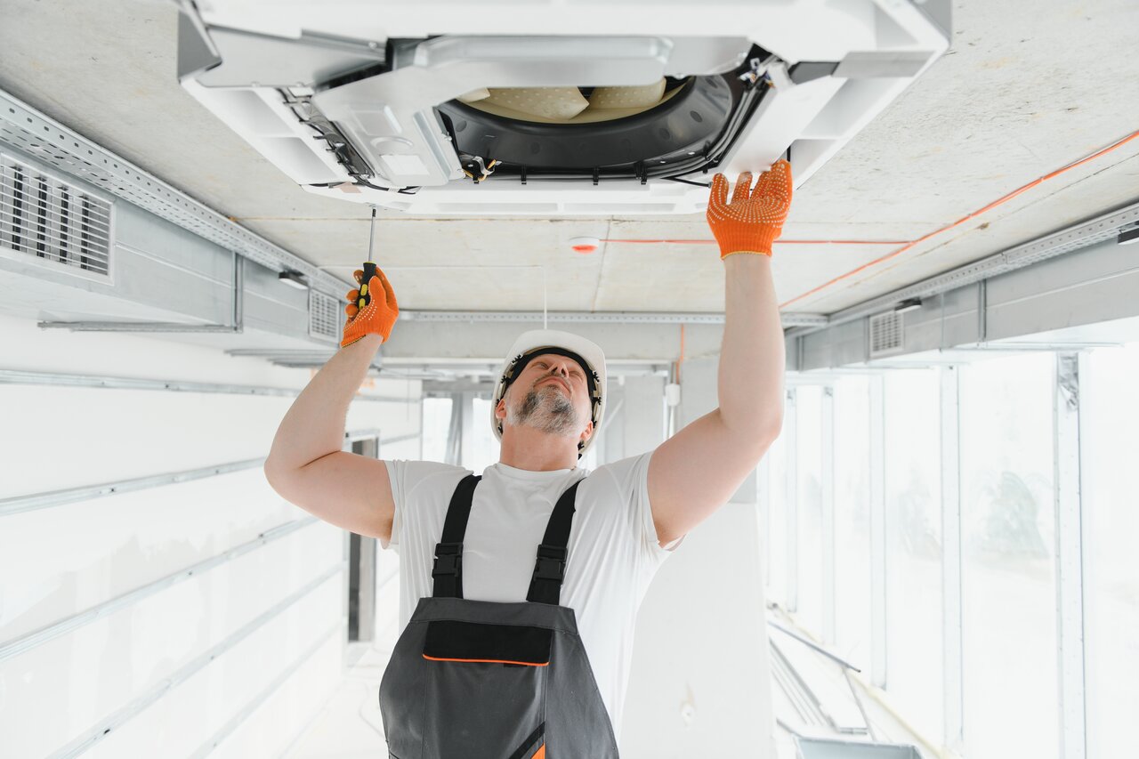 ducted heater installation