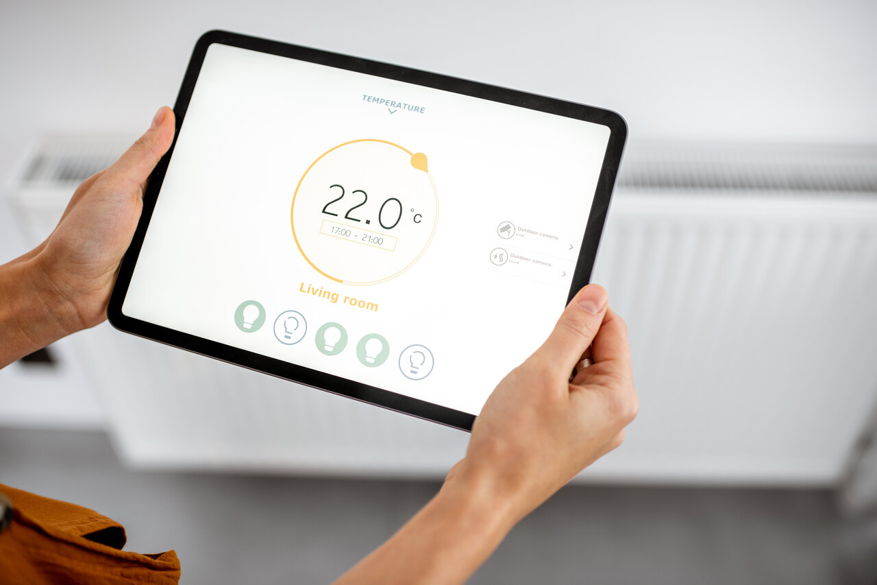 smart tablet temperature control
